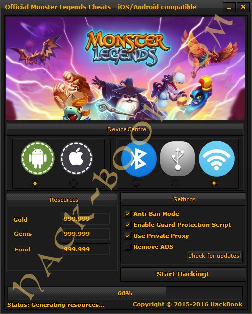 monster legends hacked download for pc